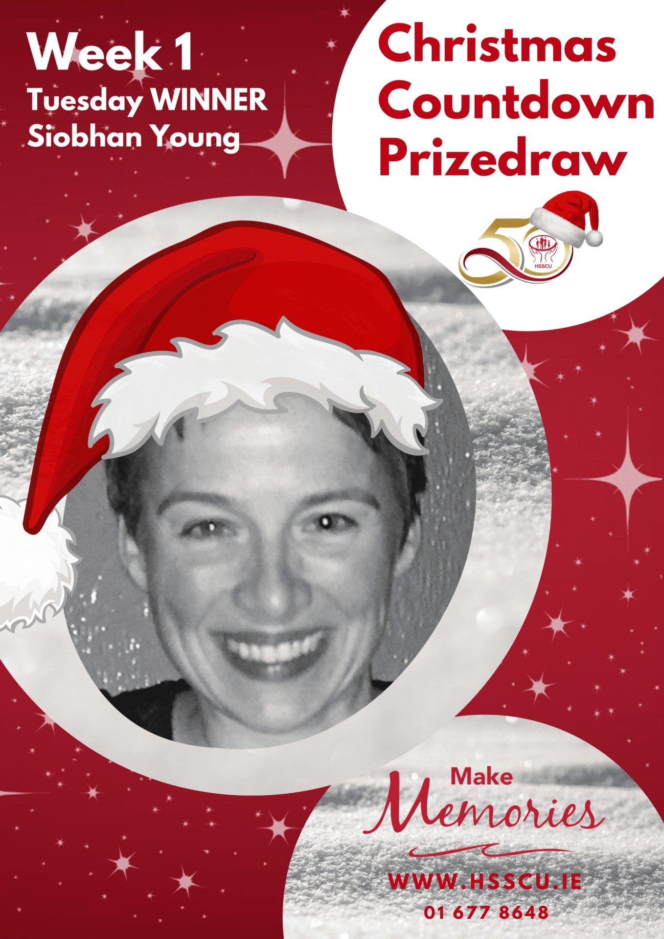 Siobhan Young - HSSCU Christmas Countdown Prize Draw Winner