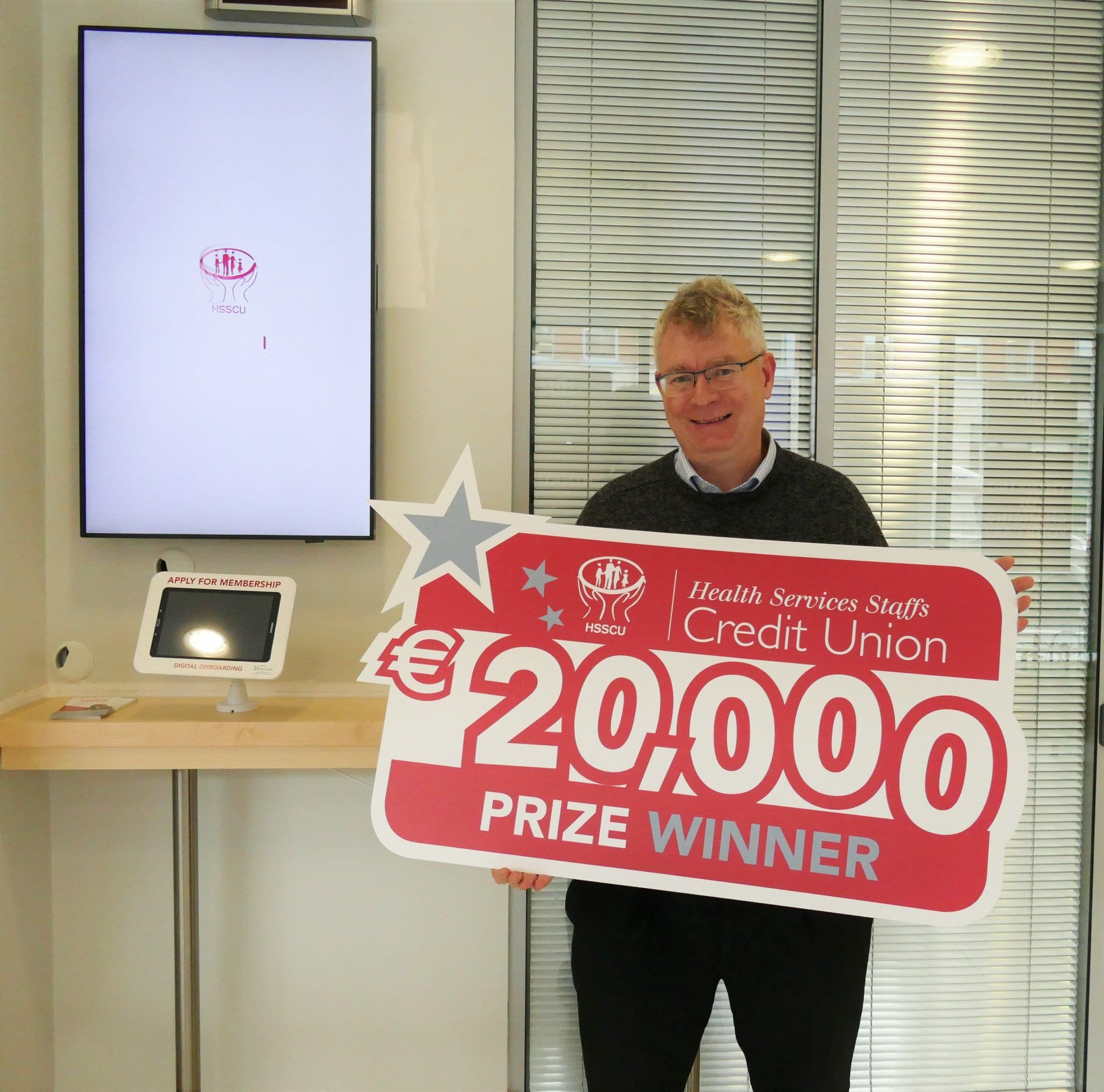 HSSCU €20,000 Member Prize Draw Winner.